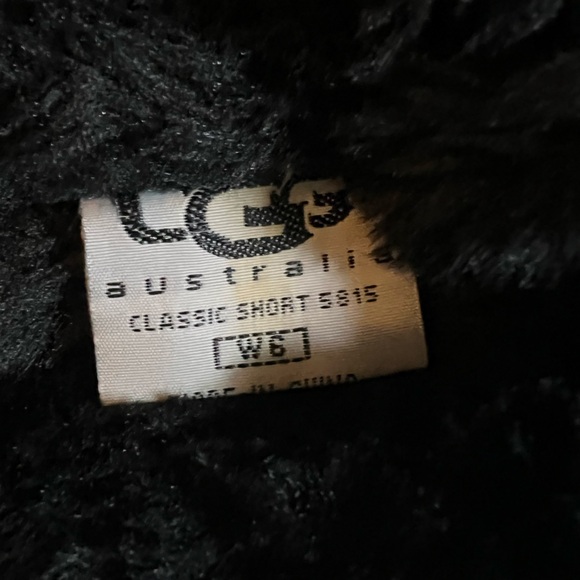 UGG Black Suede Classic 5815 Boots, W6 - Picture 6 of 10